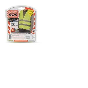 Bottari SOS 36140 Gilet de Signalisation Réfléchissant, Jaune