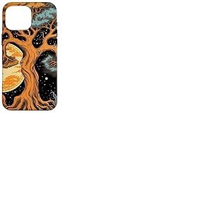 Soleil & Lune Yin Yang Arbre de Vie Yggdrasil Coque pour iPhone 16 Pro Max