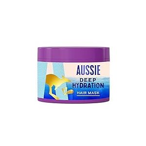 Aussie Deep Hydration Masque Vegan - Hydratation Intense - Pour Cheveux Très Secs, Épais Et Bouclés - À L’Huile D’Avocat, De Jojoba Et De Noix De Macadamia, 450 ml