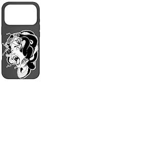Flash de Tatouage Medusa Blackwork Coque pour iPhone 17 Pro