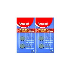Jeu de 2 lames droites pour Maped 089093) (Lot de 2)