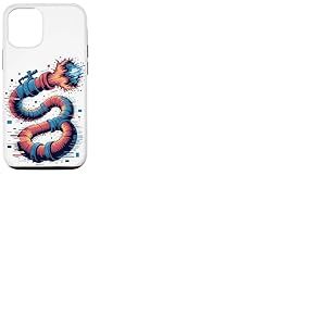 Glitch Art Pompier Sapeur-pompier Lutte contre l’incendie Coque pour iPhone 12/12 Pro