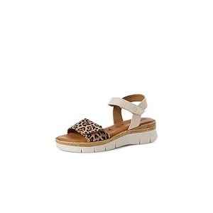 Tamaris Sandales compens&eacute;es pour femme 1-28220-44 Ivoire/l&eacute;opard, 41 EU, Ivoire Leopard, 41 EU