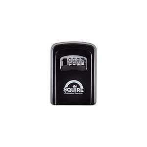 Squire Coffre à clés Cadenas à Combinaison à 4 Roues - Coffre Mural - Corps étanche à Alliage moulé sous Pression – Haut Stockage – Robuste pour Utilisation à l’extérieur et l’intérieur (Key Keep 1)