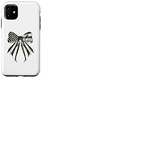 Tchoukball Player 4 juillet drapeau américain camouflage coquette Coque pour iPhone 11