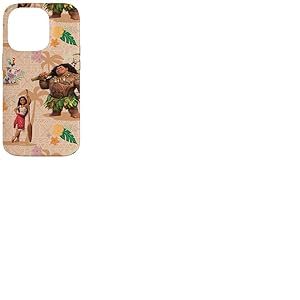 Disney Vaiana 2 Vaiana Maui Kotu Heihei and Pua Pattern Coque pour iPhone 14 Pro