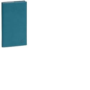 Exacompta - 166423E - Agenda semainier de poche Temporel 16 Winner - 8,5 x 16 cm - Janvier à décembre 2026 - Coloris bleu canard
