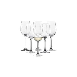 SCHOTT ZWIESEL Verres à vin blanc Classico (lot de 6), verres à vin classiques pour le vin blanc, verres en cristal Tritan résistant au lave-vaisselle, fabriqué en Allemagne (art. n° 123656)