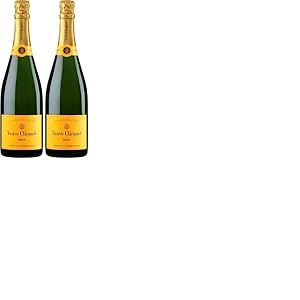 Veuve Clicquot Brut Carte Jaune Champagne 12,5% 75cl (Lot de 2)