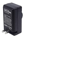 Amsahr CH-JVCVF808-1CT Numérique Remplacement Caméra/Caméscope Mini Batterie Voyage Chargeur pour Jvc Bn-Vf808/808U/815/815U/823 Gris
