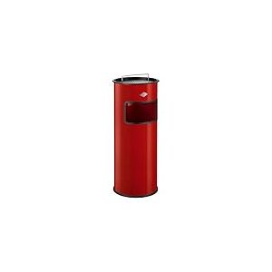 Wesco 150 601-02 Cendrier 30 l avec tamis (Rouge)