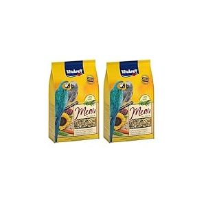VITAKRAFT Menu Perroquets Alimentation Premium pour Oiseau - Sachet fra&icirc;cheur de 3 kg (Lot de 2)