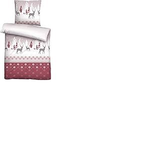 biberna 0003610 Parure de lit en Flanelle avec taie d'oreiller Coton Jaune 155 x 200 cm + 1 taie d'oreiller 80 x 80 cm