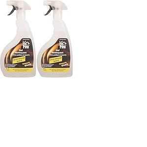 K-OFEU - Gel Nettoyant - Pour Vitres, po&ecirc;les et inserts - Sp&eacute;cial nettoyage vertical - Sans colorant ni parfum - Ne coule pas - Efficacit&eacute; imm&eacute;diate - 750 ml (Lot de 2)