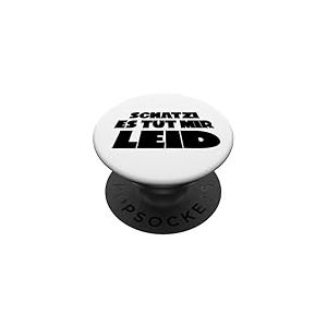 SCHATZI ES TUT Mir LEID PopSockets PopGrip Adhésif