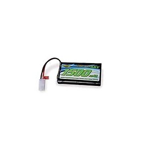 Carson 500608229 9.6V / 1500mAh NiMH Power Battery TAM - Rechargeable, avec Prise Tamiya, Pack Batterie pour Voiture RC, Batterie de Rechange véhicule télécommandé, Haute qualité, modélisme