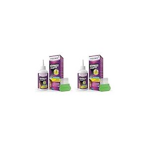 Paranix EXPRESS 5 minutes - Shampooing Anti-Poux et Lentes 100% efficace* : traite et protège – 300 ml – Peigne fin en métal inclus (Lot de 2)