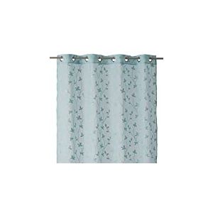 MI CASA Nouveau Spray, Tissu, Voilage 140 x 260 cm New Spring Vert, VISILLO 140X260 New Spring Verde