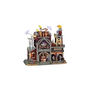 Lemax 15723-UK Spooky Town Sights & Sounds: Evil Spirits Whiskey Distillery