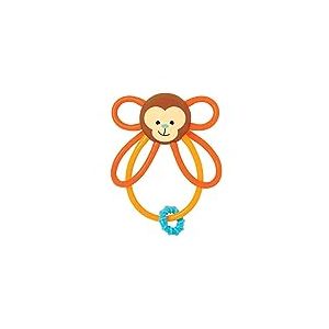 Manhattan Toy Winkel Monkey Hochet et Anneau de Dentition sensoriel