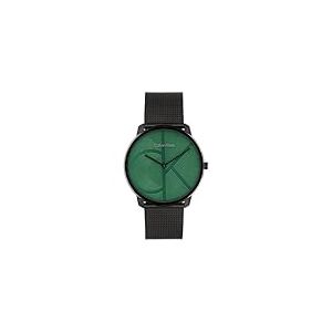 Calvin Klein Montre À Mouvement Quartz Deux Aiguilles pour Homme Collection CK Iconic avec Bracelet Milanais en Acier Inoxydable Noir - 25300013