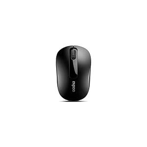 Rapoo Souris optique sans fil 2,4GHz "M10+" (bluetooth, souris d'ordinateur, design, avec boutons et molette de défilement) Noir