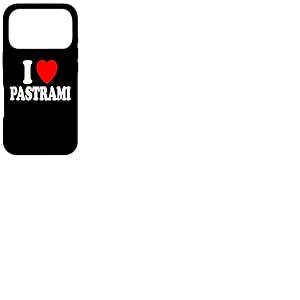 I Heart (Love) Pastrami Viande de Poitrine de b&oelig;uf s&eacute;ch&eacute;e Coque pour iPhone 17 Pro