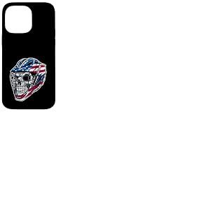 Casque de Sport avec Drapeau américain américain Coque pour iPhone 14 Pro Max
