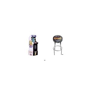 Arcade1up NEW PAC-MAN ARCADE DELUXE RISERLESS + PAC-MAN STOOL