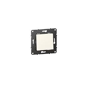 BTicino - Poussoir Alt&egrave;ge 6A avec connexion &agrave; bornes automatiques - finition Neige