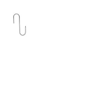 House Doctor Crochets Finition argentée L : 14 cm 6 pièces/lot