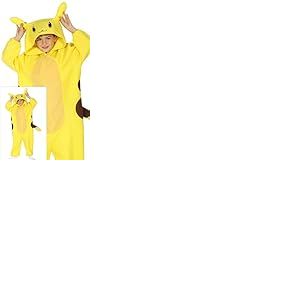 FIESTAS GUIRCA | Costume de Chinchilla Électrique Enfant (3-4 ans) - Costumes de Jeux Vidéo pour Fêtes à Thème - Idéal pour Enfants - Jaune et Marron