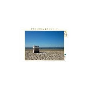 CALVENDO Puzzle Strandkorb an der Nordsee 1000 Teile Puzzle quer 1000 Pieces 64 x 48 cm from Kattobello