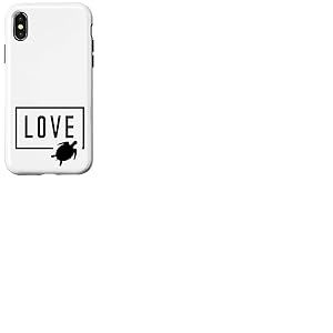 Tortue de mer - Tortue Animal Zoo Tortue de mer Océan Coque pour iPhone X/XS