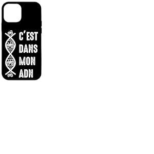 Tracteur C'est dans Mon adn Tractoriste Agriculteur &eacute;leveur Coque pour iPhone 12 Mini