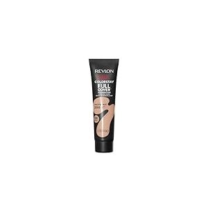 Revlon ColorStay Full Cover - Fond de Teint Couvrant Imperfections - Maquillage Teint - Couvrance optimale et fini mat - Résite à Toutes Épreuves - Effet Seconde Peau - 30ml - N200 Nude