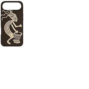 Kokopelli avec Symbole de Dieu Tambour de Joie et de fertilit&eacute; Coque pour iPhone Air