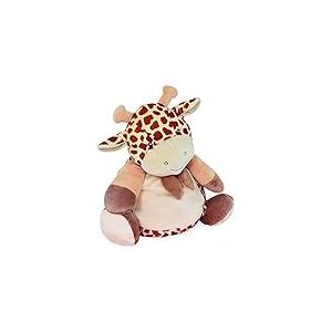 BABY NAT' - Range Pyjama Peluche B&eacute;b&eacute; Doudou Tikou Girafe 40cm - Range Pyjama B&eacute;b&eacute; d&egrave;s la Naissance - Peluche Girafe de Rangement et Compagnon C&acirc;lin - Id&eacute;e Cadeau Naissance Mixte - BN0745