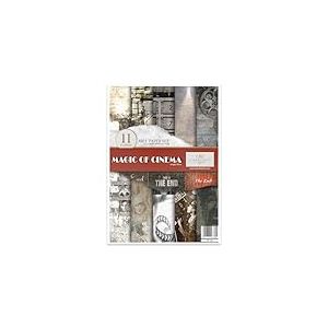 ITD Collection - Papier de riz cr&eacute;atif A4 Decoupage Rice Paper Sheet 29,7 x 21 cm Technique de serviette multicolore (Magic of Cinema, RP003)