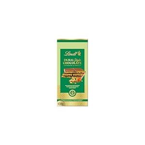 Lindt - Tablette DUBAI STYLE CHOCOLATE - Chocolat au Lait Pistache Kadaif, 150g