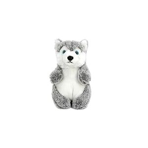 Living Nature Bébé Husky en Peluche | Chien Moelleux et Câlin | Cadeau de Jouet Doux pour Nouveau-Nés et Bébés | Écologique Naturli
