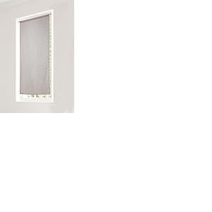 LINDER Voilage Vitrage - Passe Tringle - Gris - 90x200cm - 100% Polyester - Certifié Oeko -TEX - Tissé et Teint en France - Collection Etamine Givrée