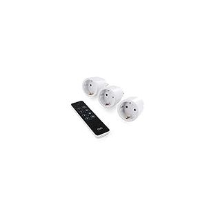 Set de 3 prises Schuko + télécommande - DiO