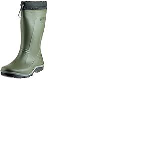 Spirale Stratos, Bottes de Pluie Unisex Adultes, Bottes Impermeable, Feutre Triple Couche avec Isolation, Vert, 37 EU
