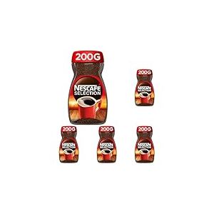 Nescafé Sélection, Café Soluble, Flacon de 200g (Lot de 5)