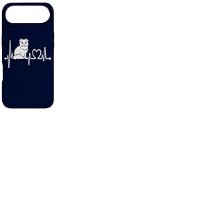 American Curl Cat Heartbeat EKG Funny Cats & Kitten Lovers Coque pour iPhone Air