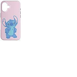 Disney Lilo & Stitch Fluffy Cute Pose Stitch Coque pour iPhone 16