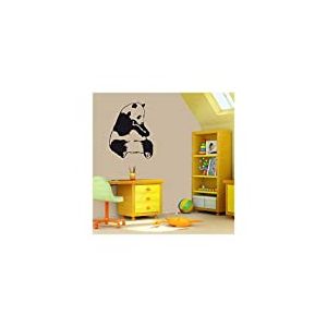 Tatoutex Stickers Panda - Chocolat, L 80cm x H 104cm