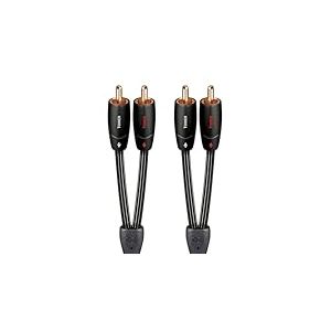 AudioQuest 8m Tower RCA câble audio 2 x RCA Noir - Câbles audio (2 x RCA, 2 x RCA, Cuivre, 8 m, Noir)