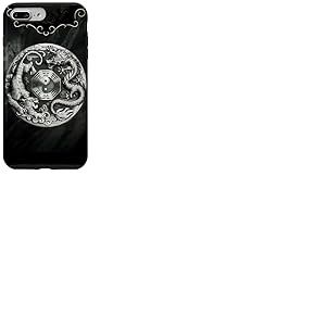 Graphique esthétique du Dragon et du Tigre Yin et Yang Coque pour iPhone 7 Plus/8 Plus